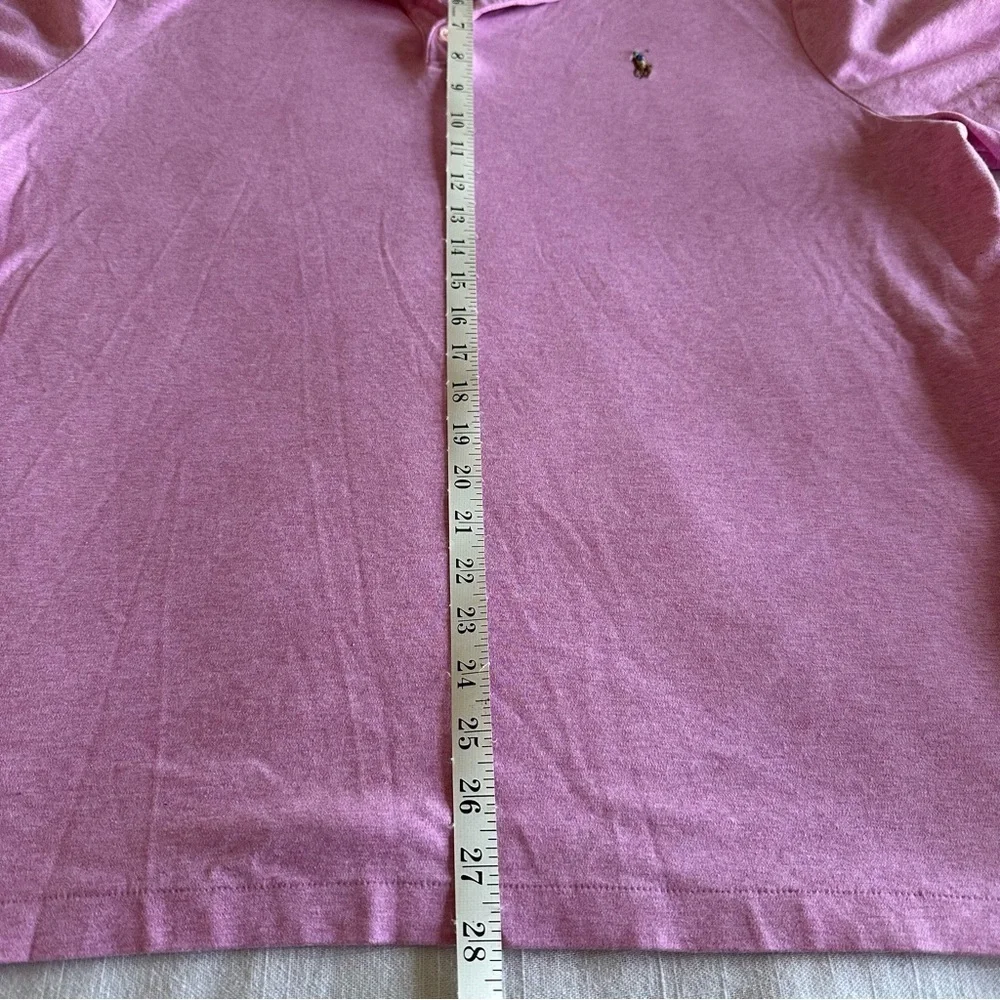 Ralph Lauren Polo Shirt Mens XL Pink Golf Classic Flesh Pony Preppy Casual